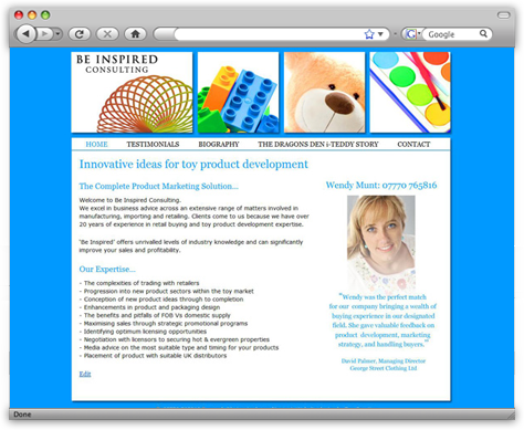 Beinspired consulting client design wordpress CMS website Beinspired consulting client design wordpress CMS website