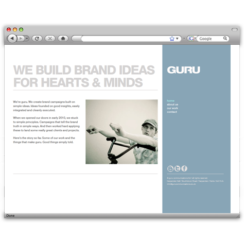 Guru Communications wordpress